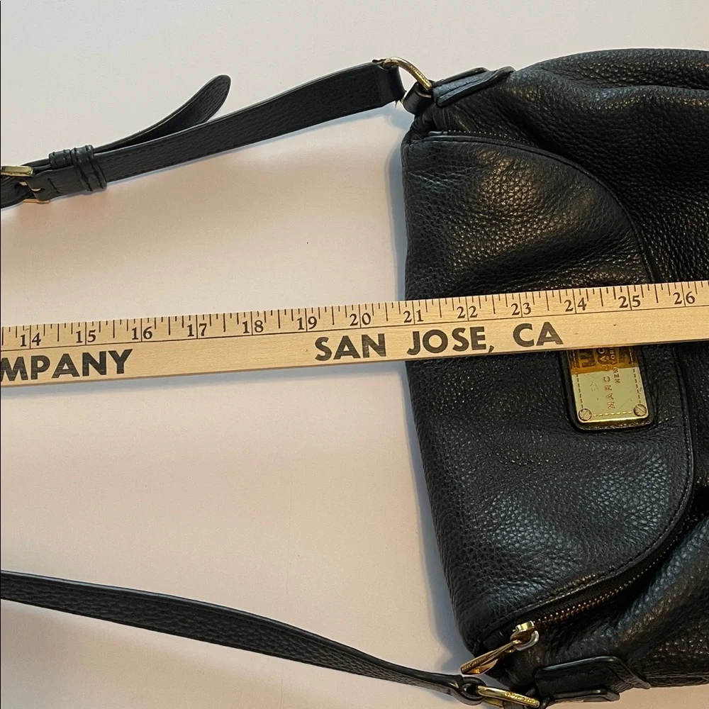 Marc Jacobs slouchy pebbled leather crossbody bag